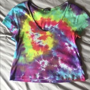 Tyedye Crop Top T shirt